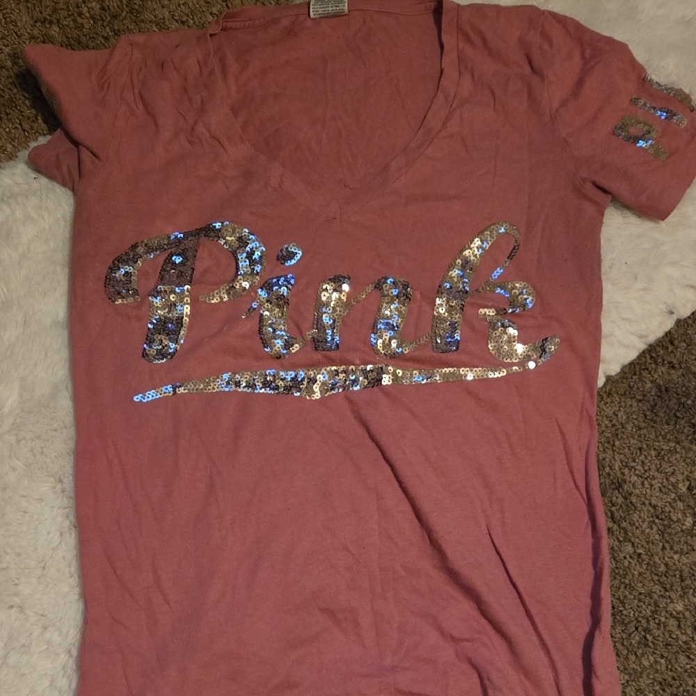 PINK Victoria's Secret Coral Tee